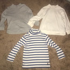 like NEW GAP turtle neck and Zara Shirt Bundle
